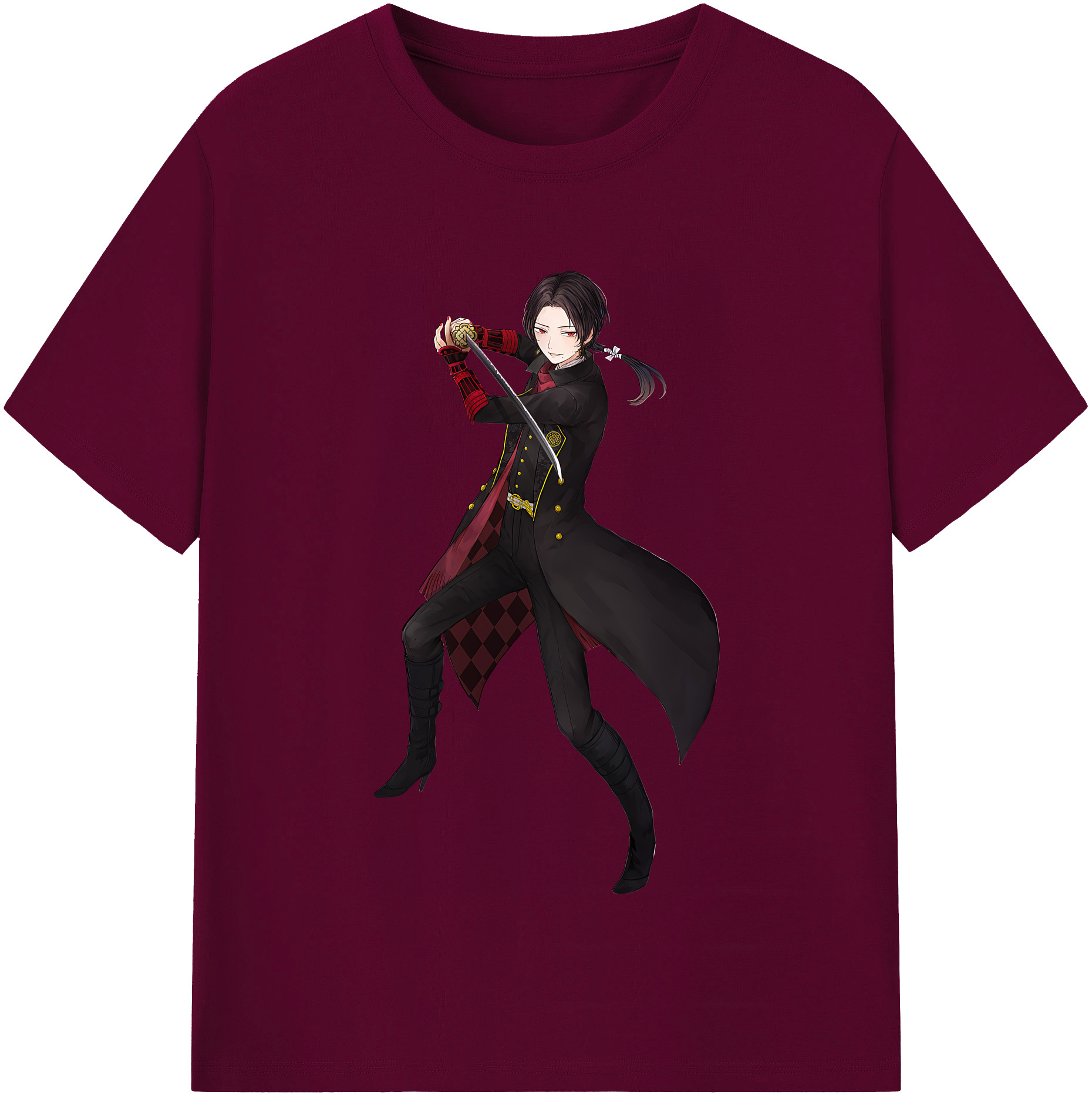 （画像用） 刀剣乱舞 Touken Ranbu レディースカジュアルプリントTシャツ（綿100％）